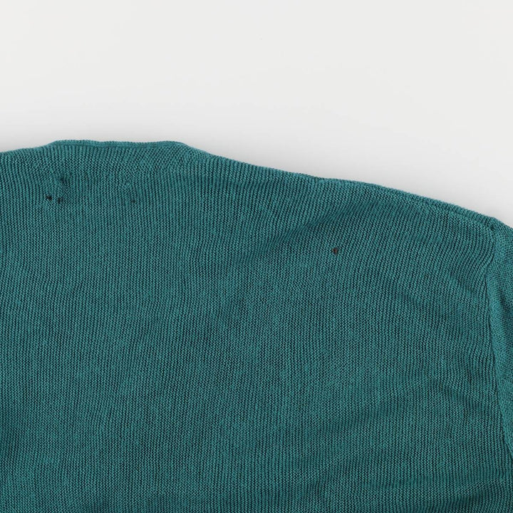 Vintage 90'S Jantzen knit cardigan, made in the USA, size L, men's unclear green type Vintage Second Hand