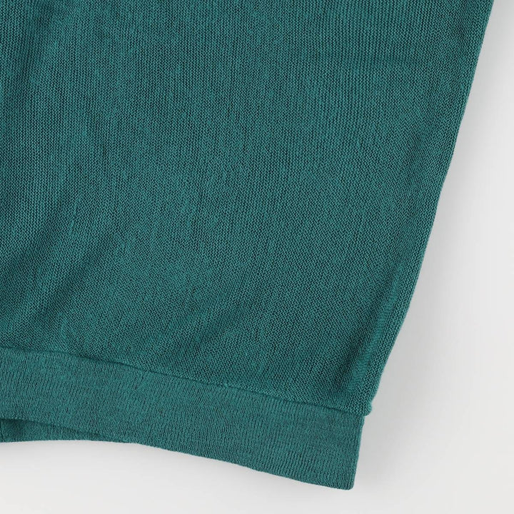 Vintage 90'S Jantzen knit cardigan, made in the USA, size L, men's unclear green type Vintage Second Hand