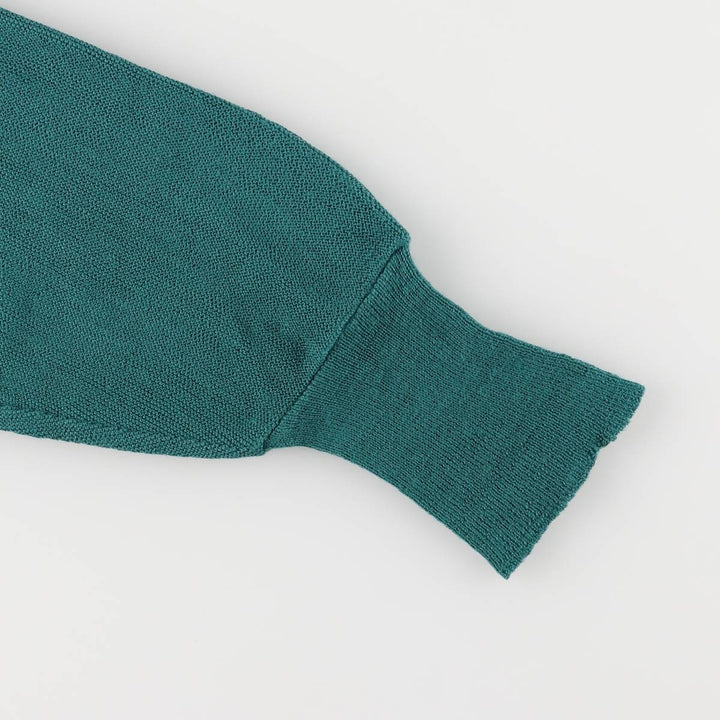 Vintage 90'S Jantzen knit cardigan, made in the USA, size L, men's unclear green type Vintage Second Hand