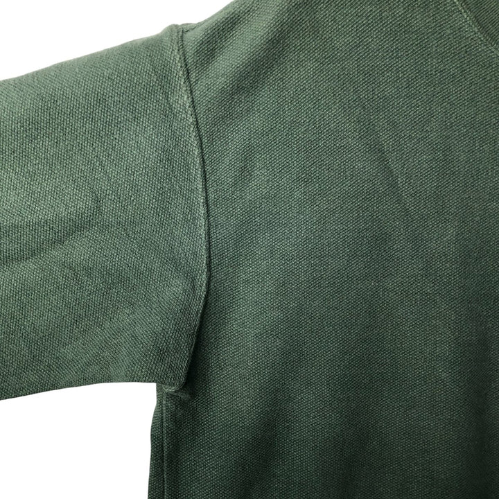 Vintage 80s-90'S Lands' End cotton knit sweater, made in the USA, size L, men's cotton green type Vintage Second Hand