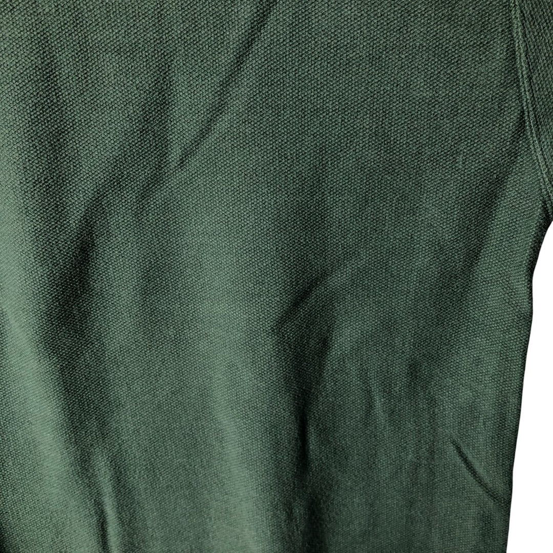 Vintage 80s-90'S Lands' End cotton knit sweater, made in the USA, size L, men's cotton green type Vintage Second Hand