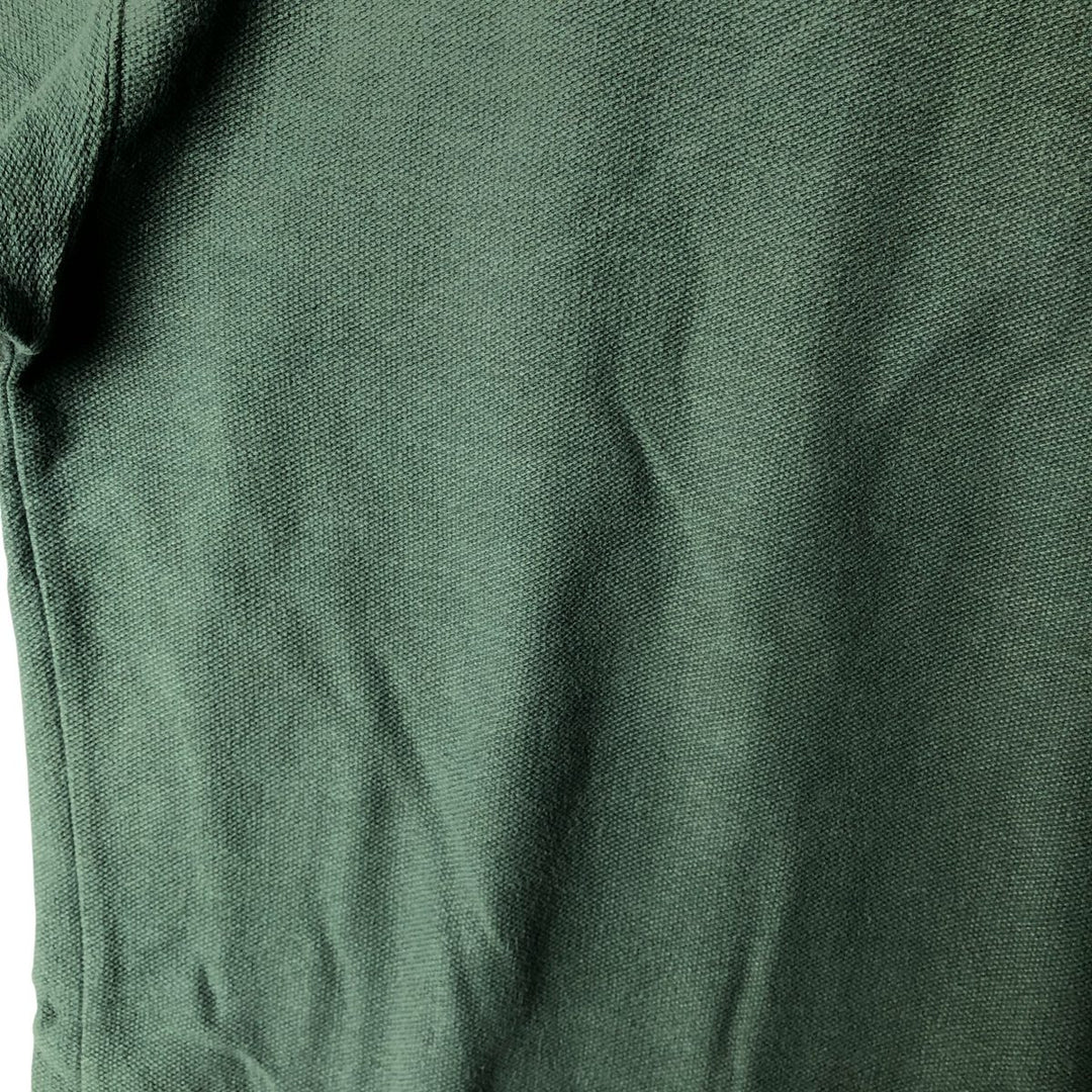 Vintage 80s-90'S Lands' End cotton knit sweater, made in the USA, size L, men's cotton green type Vintage Second Hand