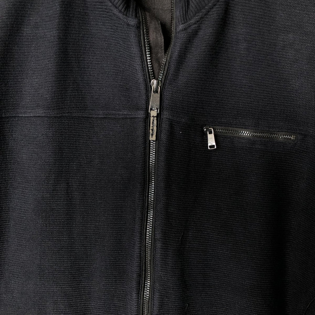 Calvin Klein Driver's Knit Sweater, Men's Size L cotton navy blue type Vintage Second Hand