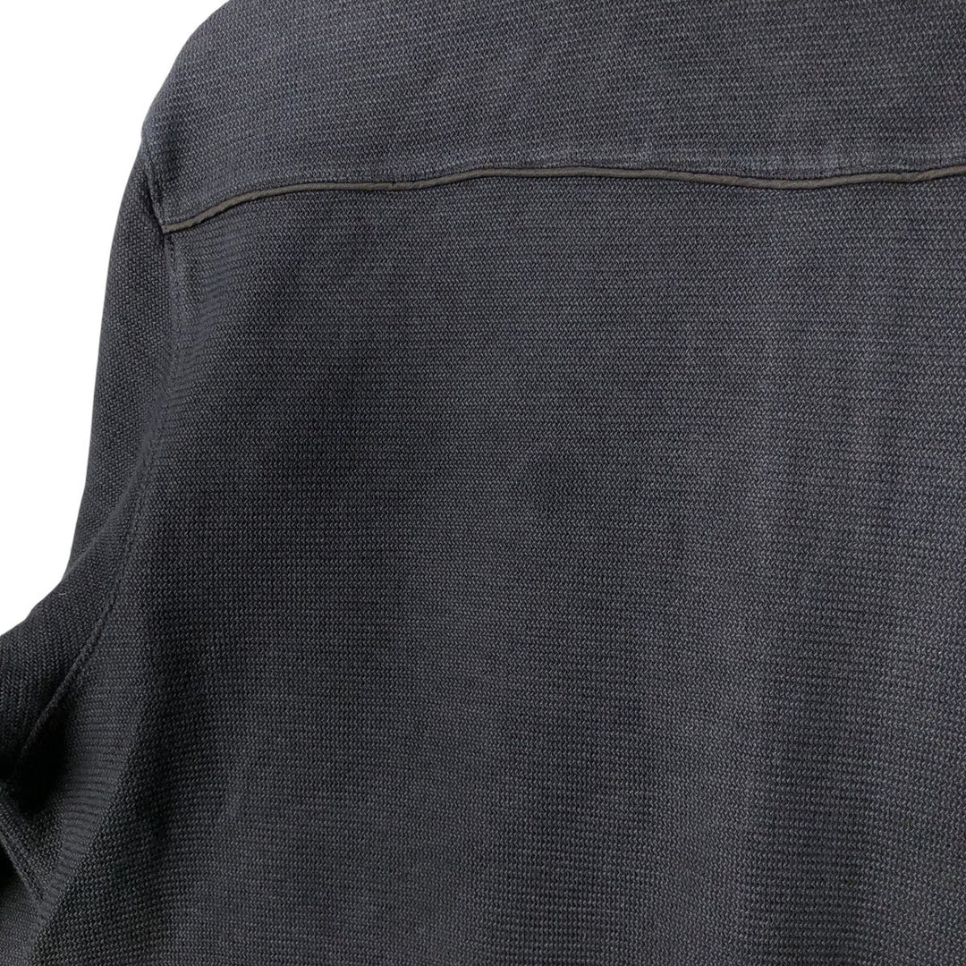 Calvin Klein Driver's Knit Sweater, Men's Size L cotton navy blue type Vintage Second Hand