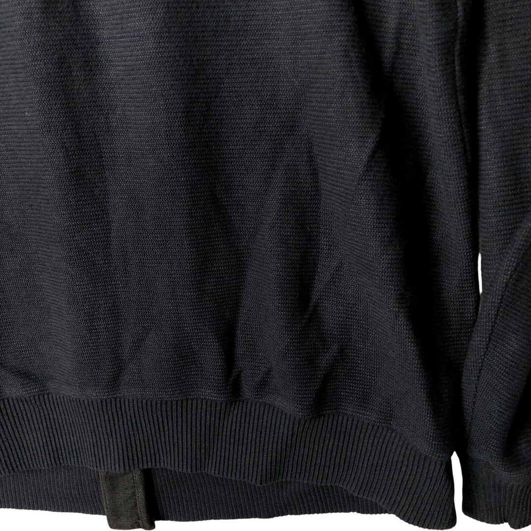 Calvin Klein Driver's Knit Sweater, Men's Size L cotton navy blue type Vintage Second Hand