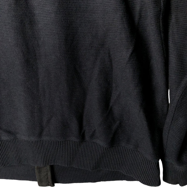Calvin Klein Driver's Knit Sweater, Men's Size L cotton navy blue type Vintage Second Hand