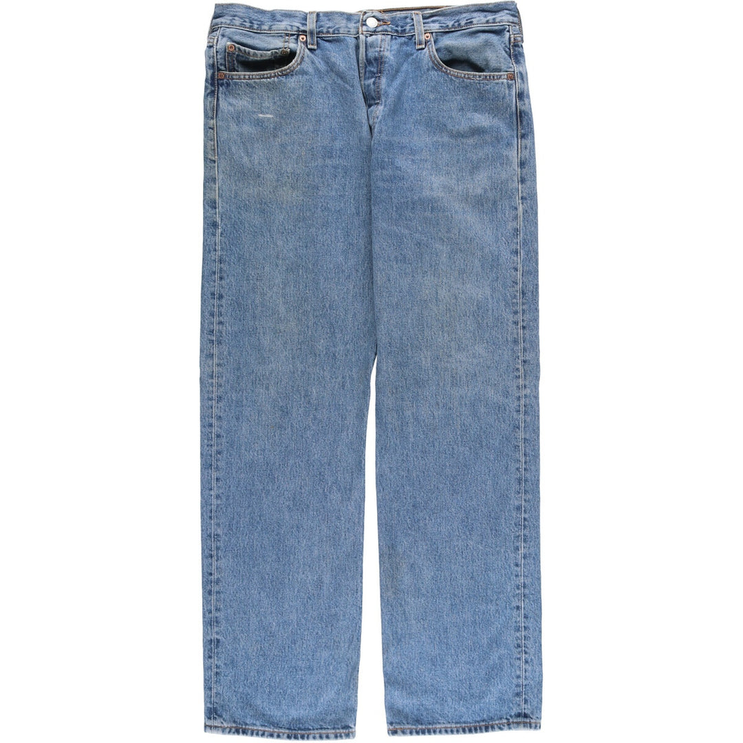 00'S Levi's 501 straight denim pants for men, size W36 cotton blue type Vintage Second Hand
