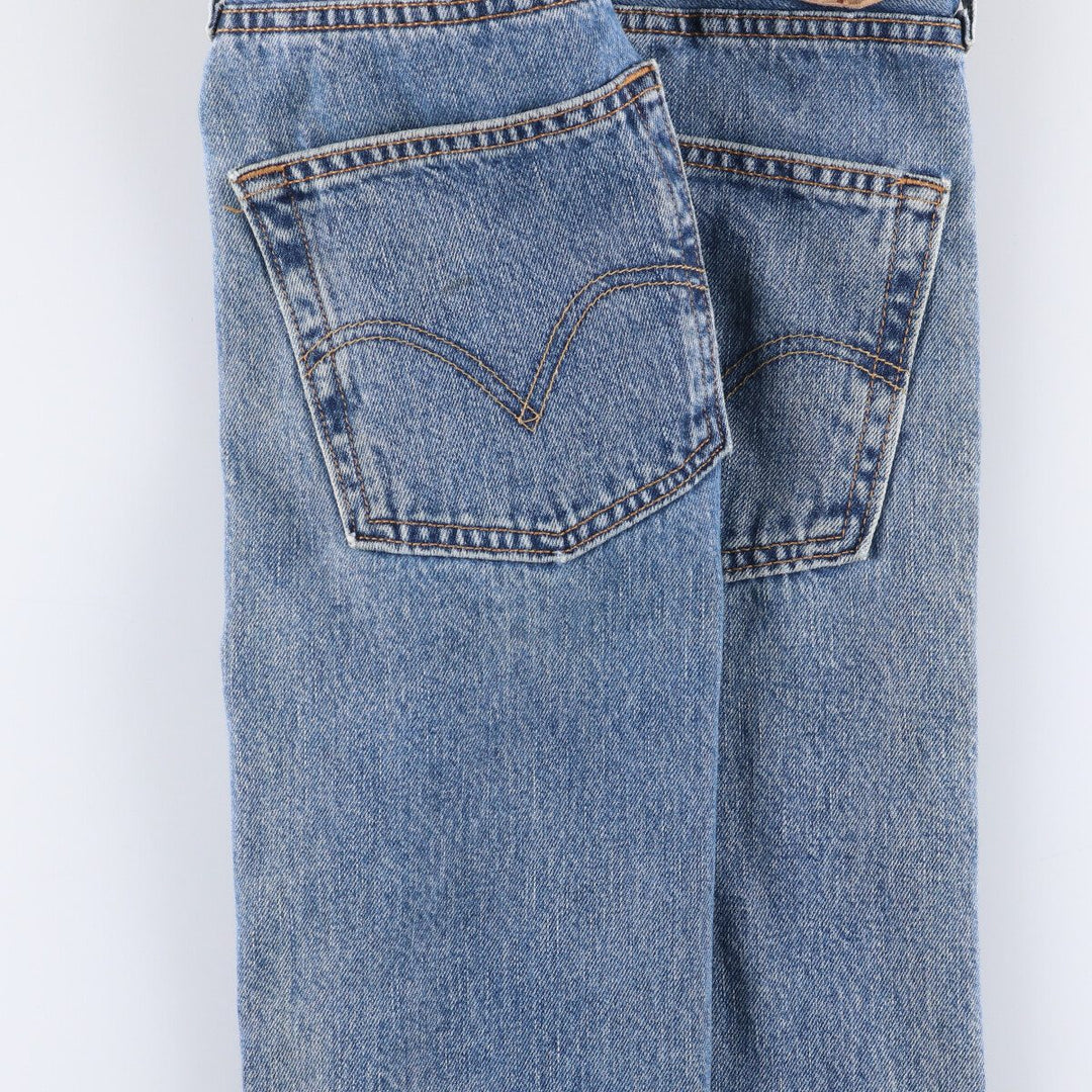 00'S Levi's 501 straight denim pants for men, size W36 cotton blue type Vintage Second Hand
