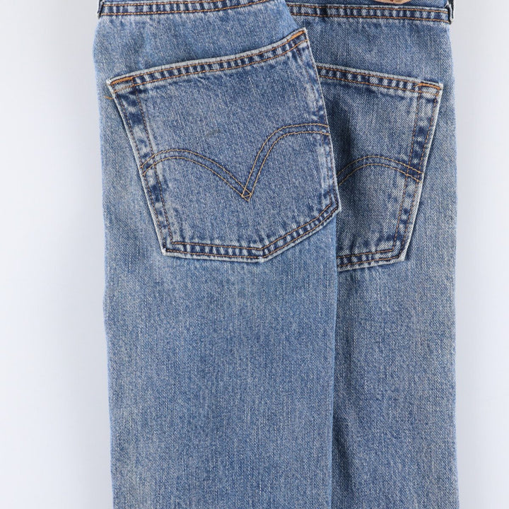 00'S Levi's 501 straight denim pants for men, size W36 cotton blue type Vintage Second Hand