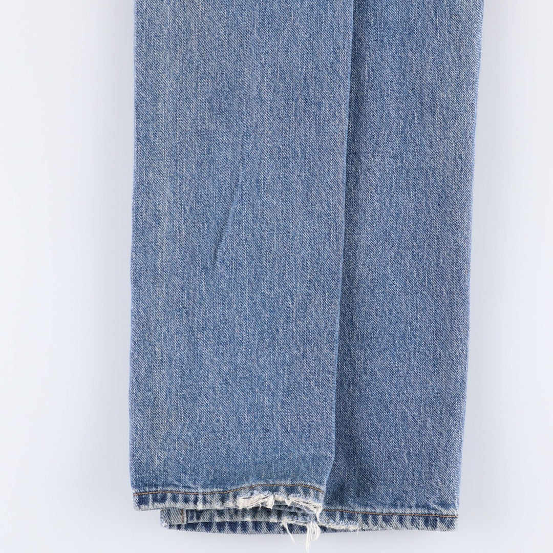 00'S Levi's 501 straight denim pants for men, size W36 cotton blue type Vintage Second Hand