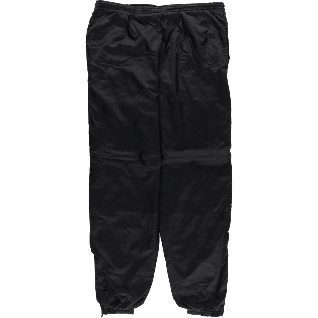 90'S Nike Silver Tag Nylon Pants, Shaka Shaka Pants, Men's Size Medium, Vintage Nylon black type Vintage Second Hand