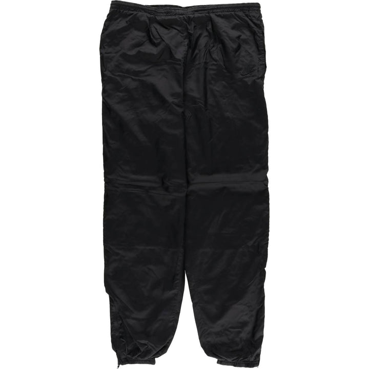 90'S Nike Silver Tag Nylon Pants, Shaka Shaka Pants, Men's Size Medium, Vintage Nylon black type Vintage Second Hand