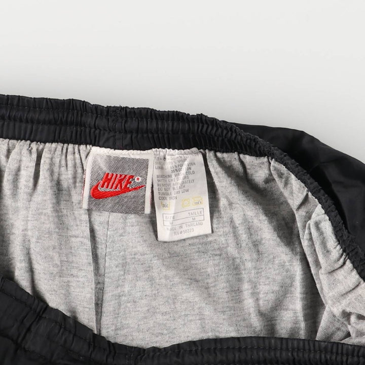 90'S Nike Silver Tag Nylon Pants, Shaka Shaka Pants, Men's Size Medium, Vintage Nylon black type Vintage Second Hand