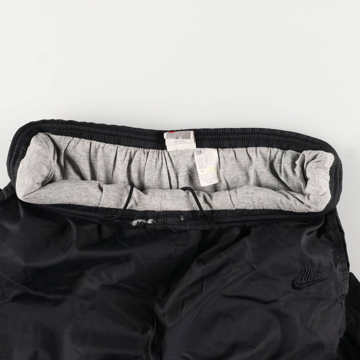 90'S Nike Silver Tag Nylon Pants, Shaka Shaka Pants, Men's Size Medium, Vintage Nylon black type Vintage Second Hand