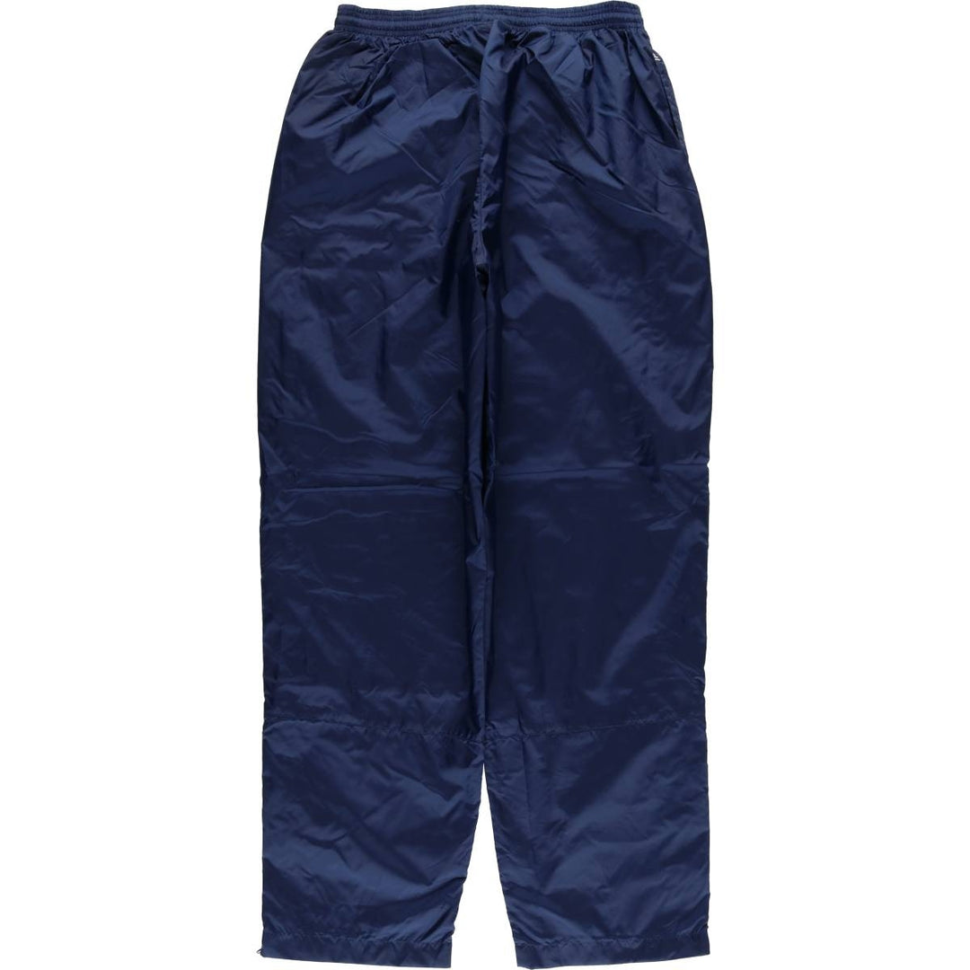 00'S Adidas nylon pants, rustling pants, men's size L Nylon navy blue type Vintage Second Hand