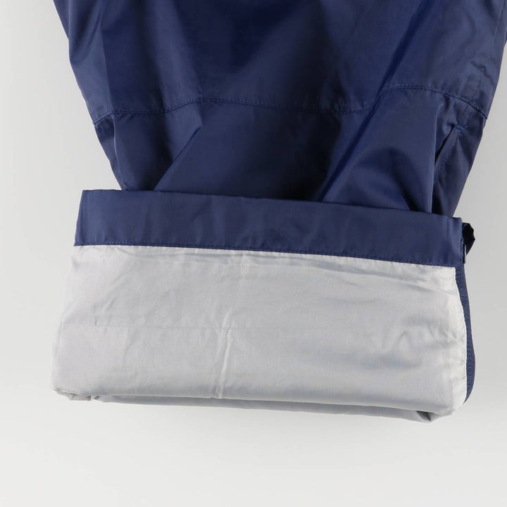 00'S Adidas nylon pants, rustling pants, men's size L Nylon navy blue type Vintage Second Hand