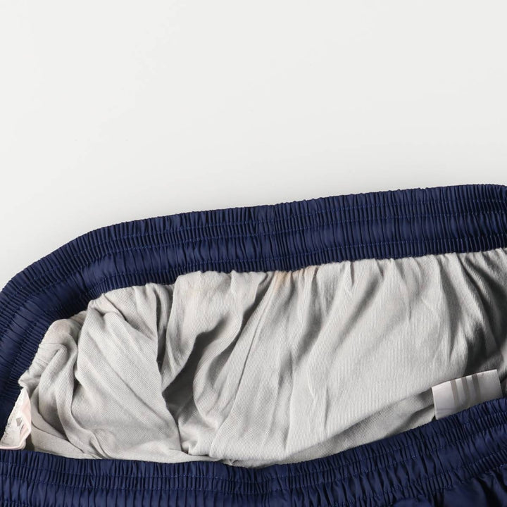 00'S Adidas nylon pants, rustling pants, men's size L Nylon navy blue type Vintage Second Hand