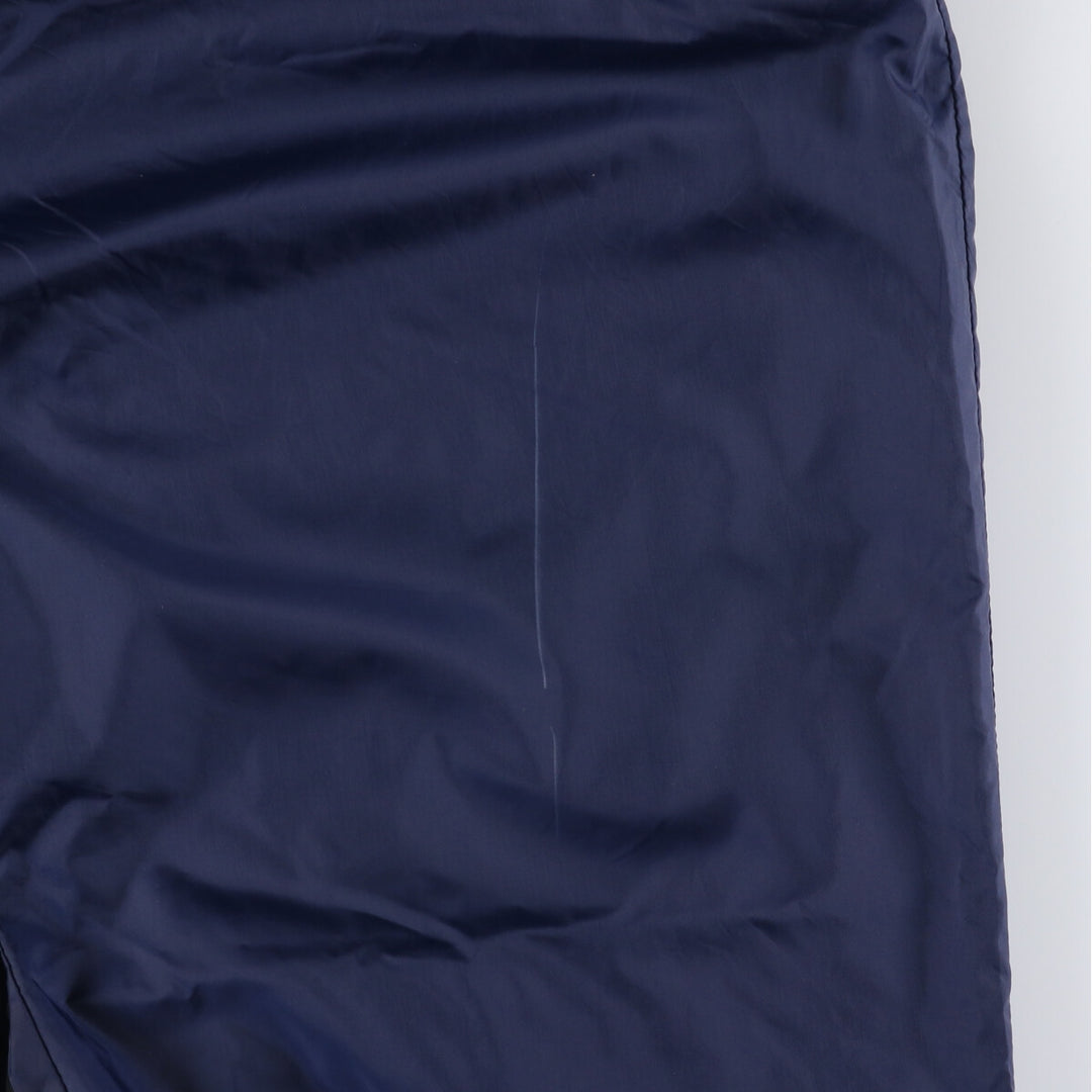 90'S Adidas nylon pants, rustling pants, men's size L, vintage Nylon navy blue type Vintage Second Hand