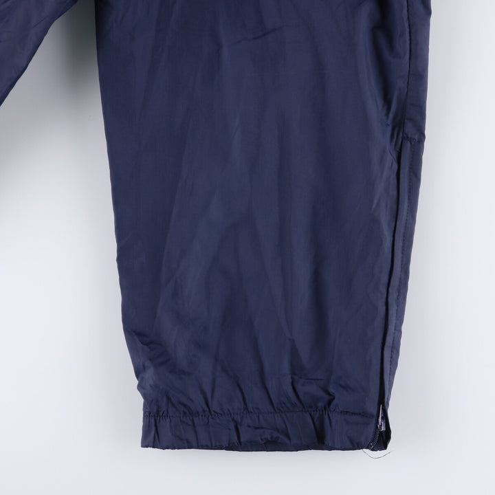 90'S Adidas nylon pants, rustling pants, men's size L, vintage Nylon navy blue type Vintage Second Hand