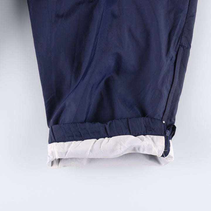 90'S Adidas nylon pants, rustling pants, men's size L, vintage Nylon navy blue type Vintage Second Hand