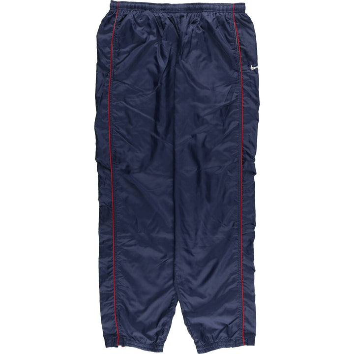 90'S Nike Nylon Pants, Shaka Shaka Pants, Men's XL Size, Vintage Nylon navy blue type Vintage Second Hand