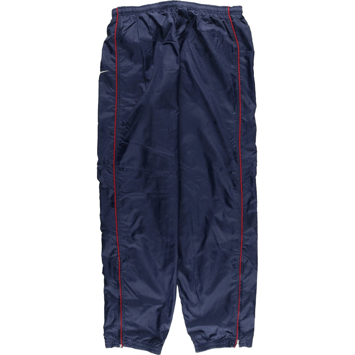 90'S Nike Nylon Pants, Shaka Shaka Pants, Men's XL Size, Vintage Nylon navy blue type Vintage Second Hand