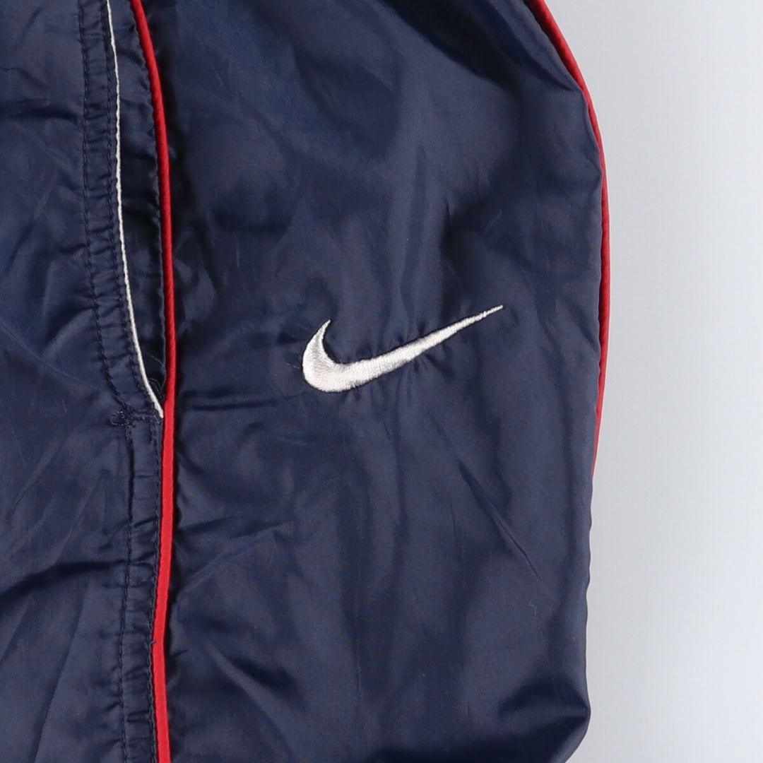 90'S Nike Nylon Pants, Shaka Shaka Pants, Men's XL Size, Vintage Nylon navy blue type Vintage Second Hand