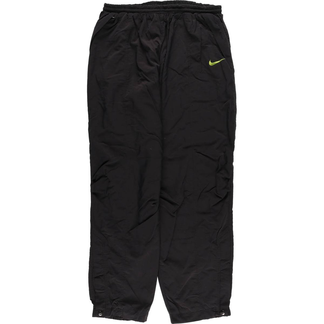 90'S Nike Nylon Pants, Shaka Shaka Pants, Men's XL Size, Vintage Nylon black type Vintage Second Hand