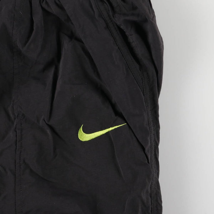 90'S Nike Nylon Pants, Shaka Shaka Pants, Men's XL Size, Vintage Nylon black type Vintage Second Hand