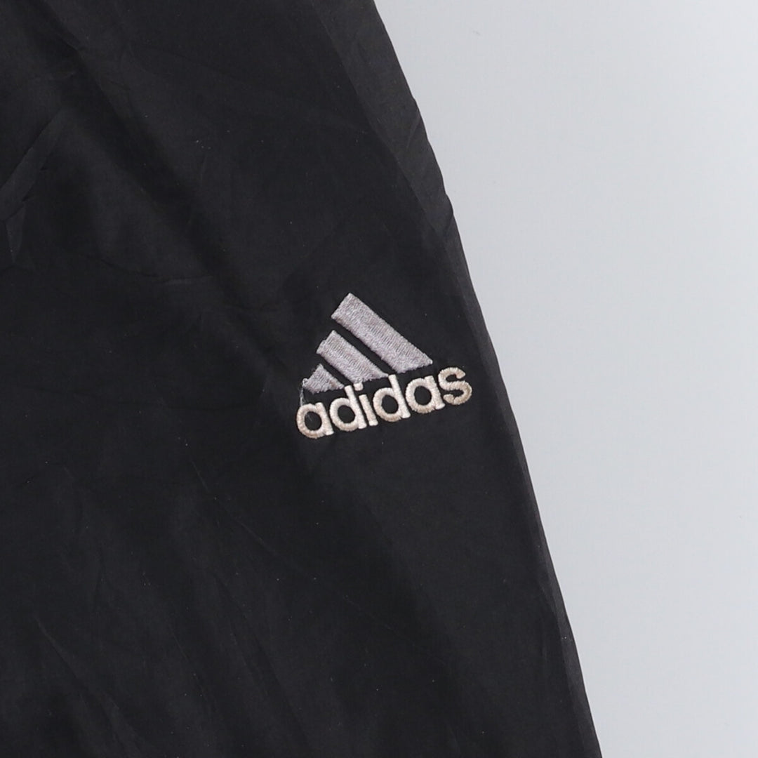 90'S Adidas Warm-Up Pants, Nylon, Shaka Shaka Pants, Men's Size L, Vintage polyester black type Vintage Second Hand