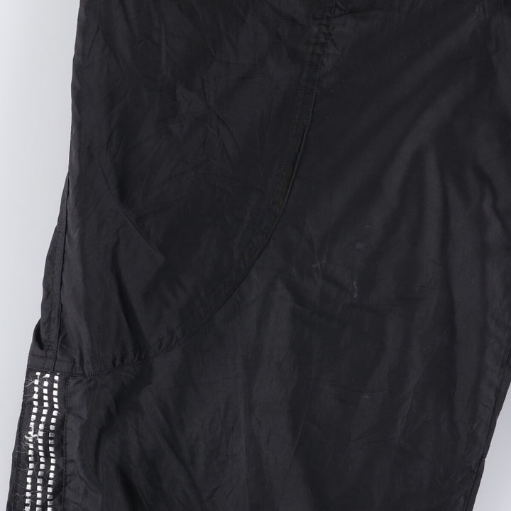 90'S Adidas Warm-Up Pants, Nylon, Shaka Shaka Pants, Men's Size L, Vintage polyester black type Vintage Second Hand
