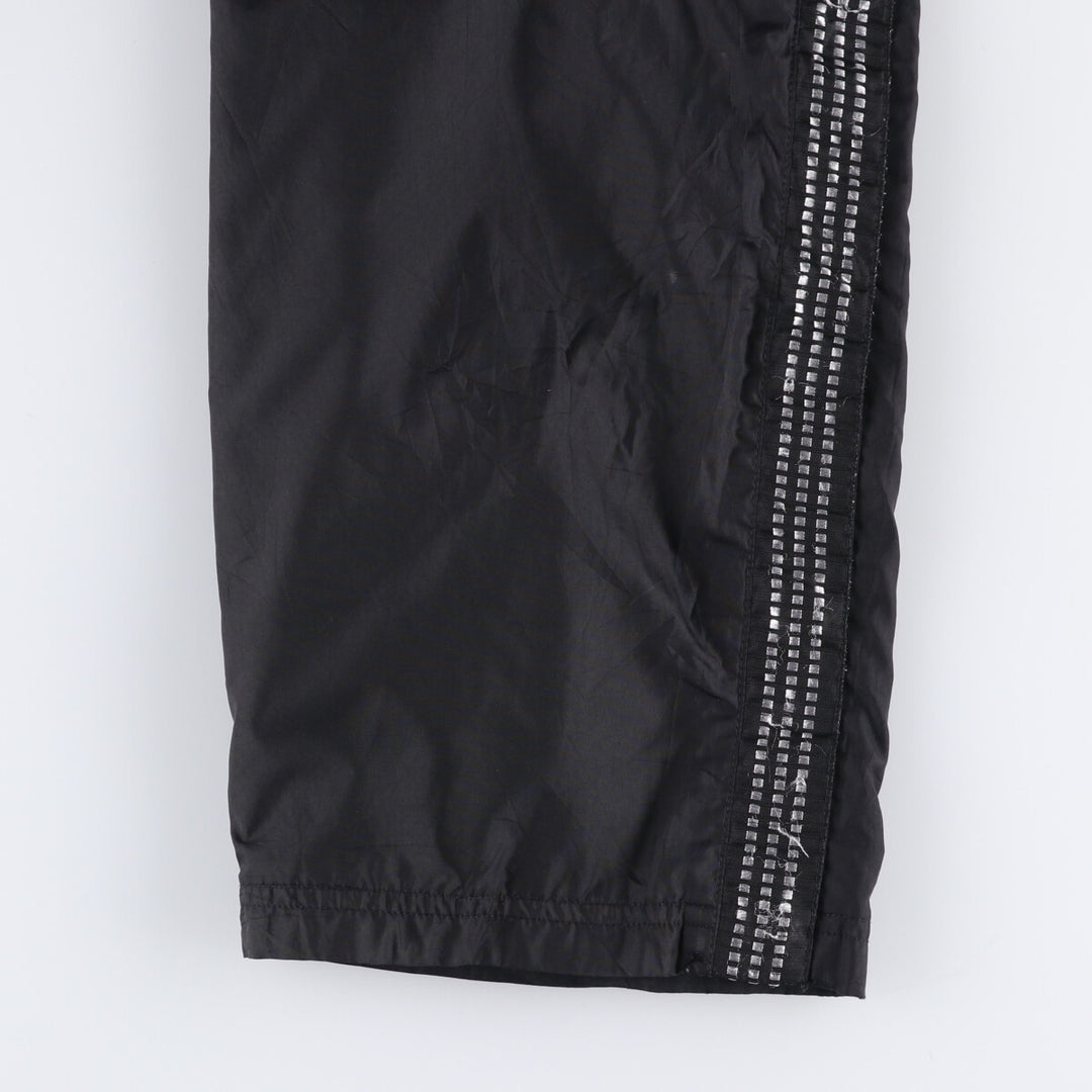 90'S Adidas Warm-Up Pants, Nylon, Shaka Shaka Pants, Men's Size L, Vintage polyester black type Vintage Second Hand