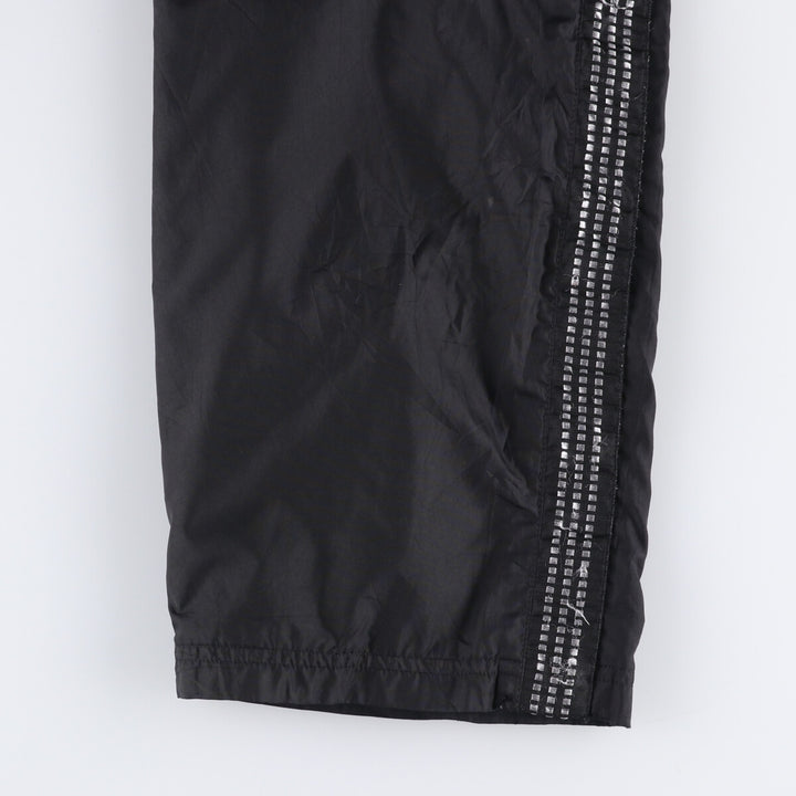 90'S Adidas Warm-Up Pants, Nylon, Shaka Shaka Pants, Men's Size L, Vintage polyester black type Vintage Second Hand