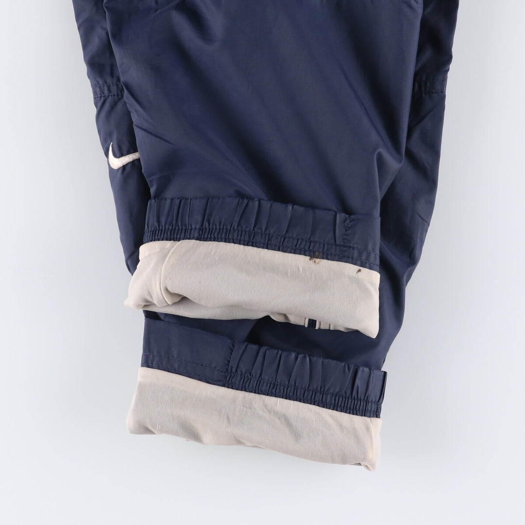 90'S Nike Nylon Shaka Shaka Pants, Men's Size Small, Vintage Nylon navy blue type Vintage Second Hand