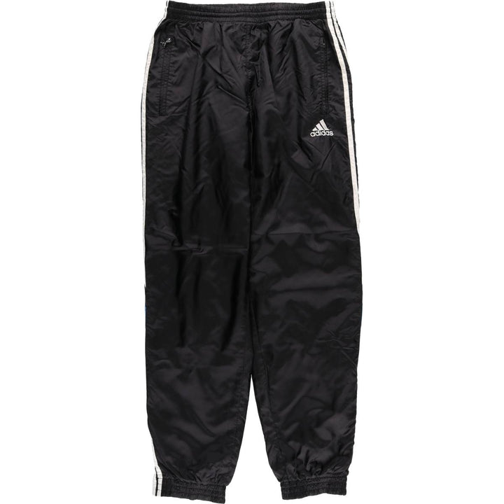 Vintage 90s-00'S Adidas nylon pants, crinkle pants, men's size M Nylon black type Vintage Second Hand