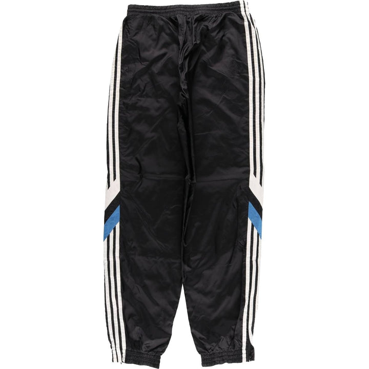 Vintage 90s-00'S Adidas nylon pants, crinkle pants, men's size M Nylon black type Vintage Second Hand