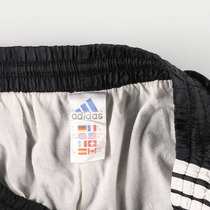 Vintage 90s-00'S Adidas nylon pants, crinkle pants, men's size M Nylon black type Vintage Second Hand