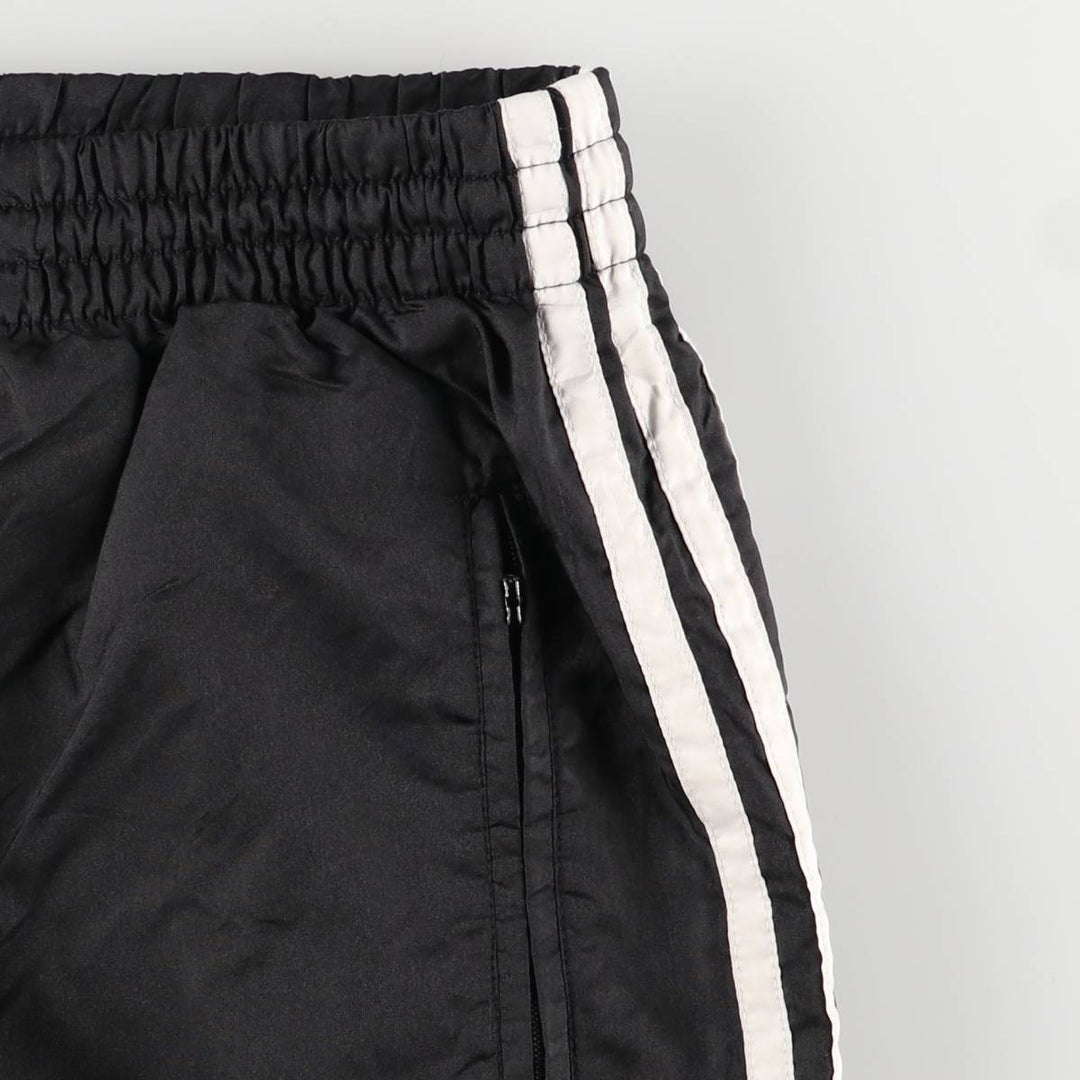 Vintage 90s-00'S Adidas nylon pants, crinkle pants, men's size M Nylon black type Vintage Second Hand