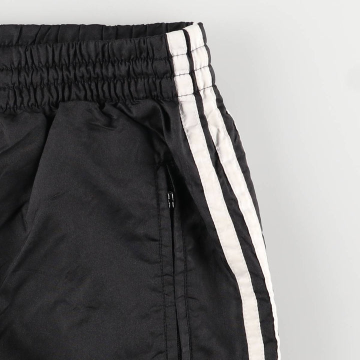Vintage 90s-00'S Adidas nylon pants, crinkle pants, men's size M Nylon black type Vintage Second Hand