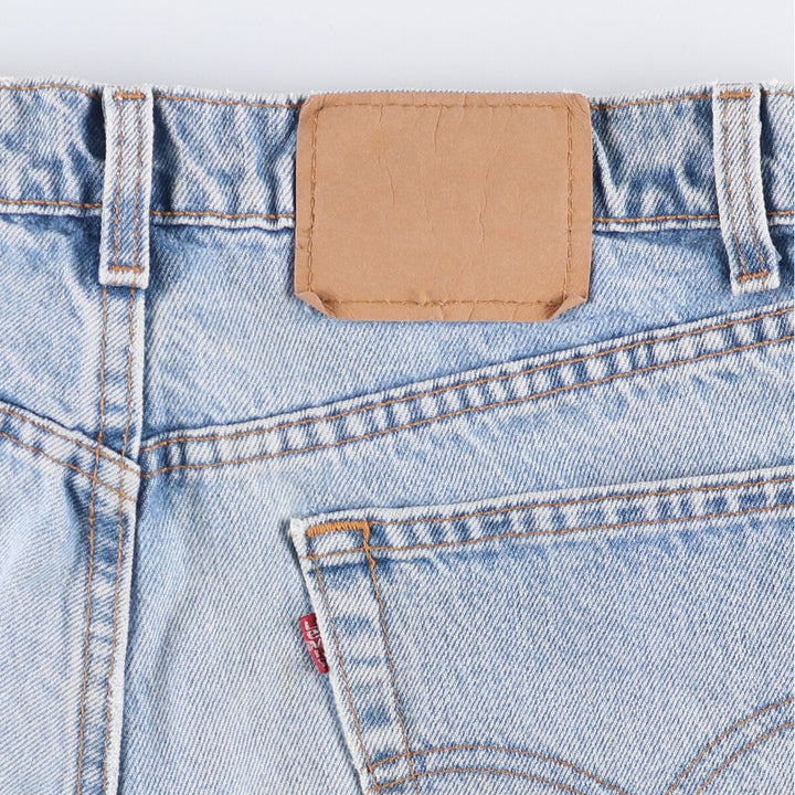 90'S Levi's 550 Relaxed Fit Tapered Denim Pants Made in USA Men's W33 Vintage cotton Blue type light blue Vintage Second Hand
