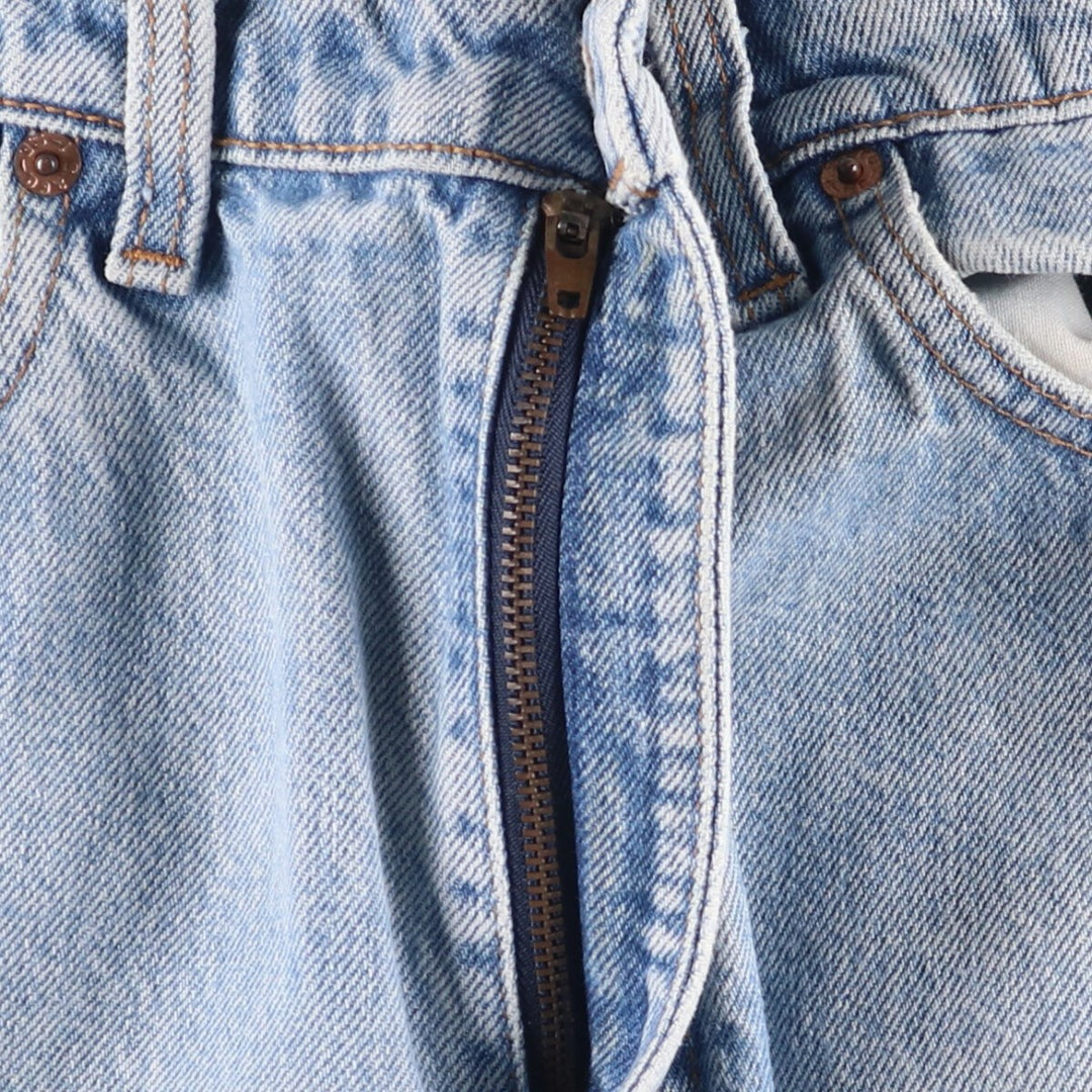 90'S Levi's 550 Relaxed Fit Tapered Denim Pants Made in USA Men's W33 Vintage cotton Blue type light blue Vintage Second Hand