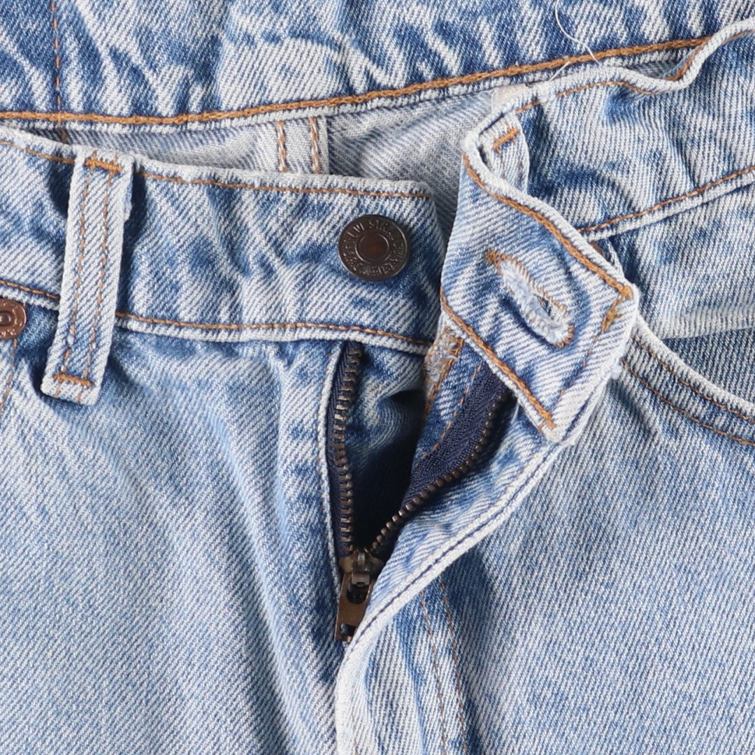 90'S Levi's 550 Relaxed Fit Tapered Denim Pants Made in USA Men's W33 Vintage cotton Blue type light blue Vintage Second Hand