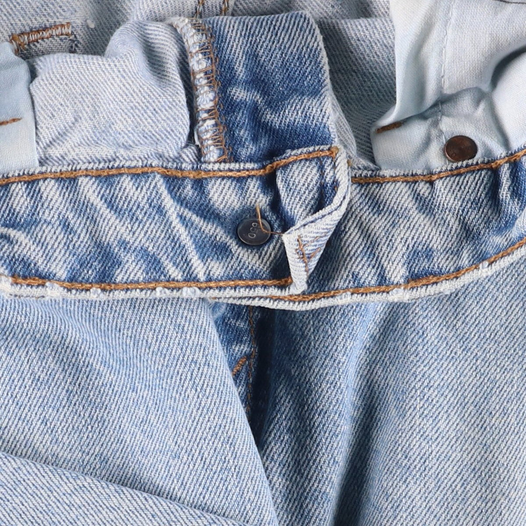 90'S Levi's 550 Relaxed Fit Tapered Denim Pants Made in USA Men's W33 Vintage cotton Blue type light blue Vintage Second Hand