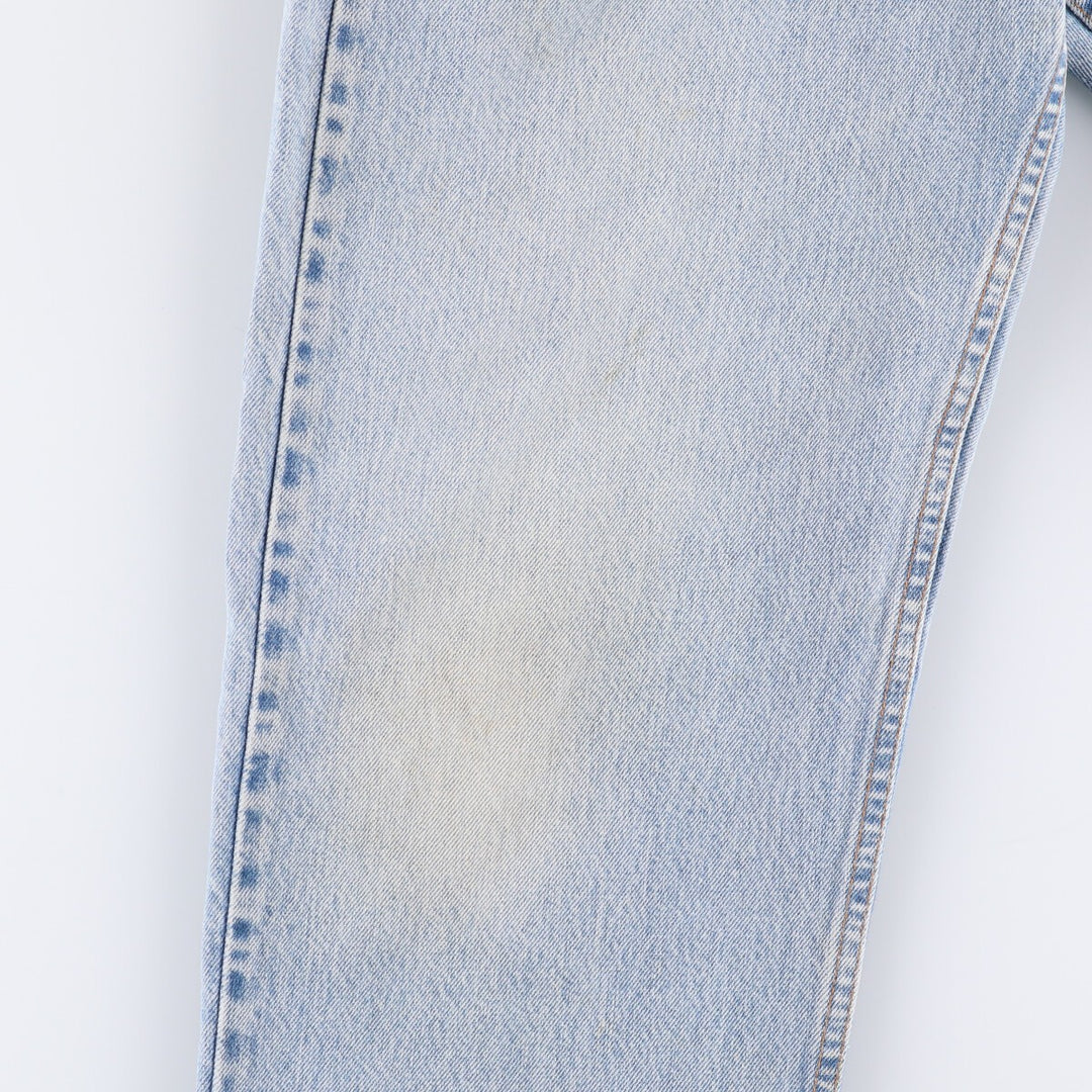 90'S Levi's 550 Relaxed Fit Tapered Denim Pants Made in USA Men's W33 Vintage cotton Blue type light blue Vintage Second Hand