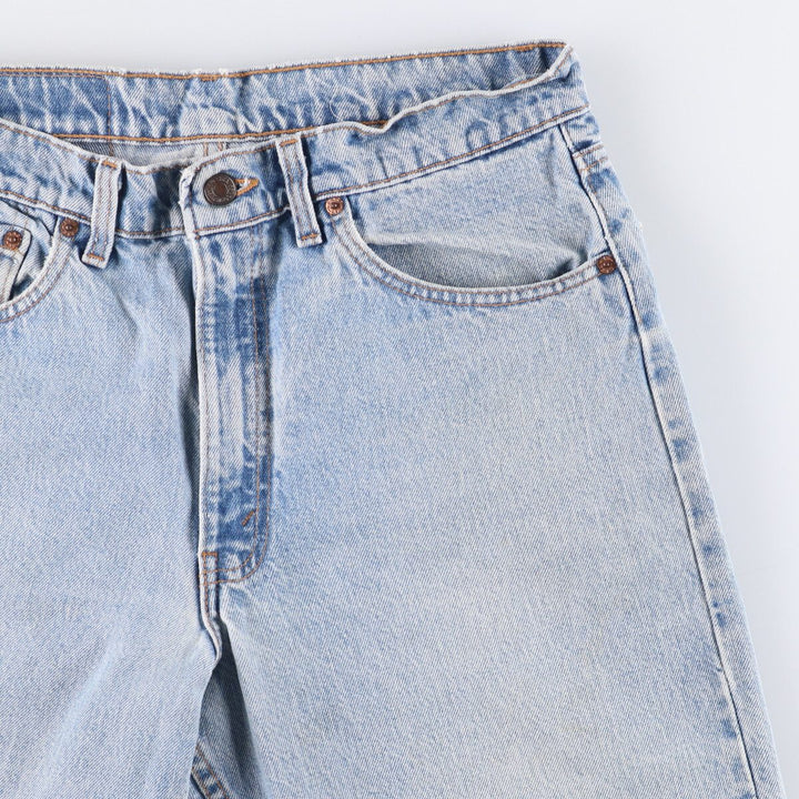 90'S Levi's 550 Relaxed Fit Tapered Denim Pants Made in USA Men's W33 Vintage cotton Blue type light blue Vintage Second Hand