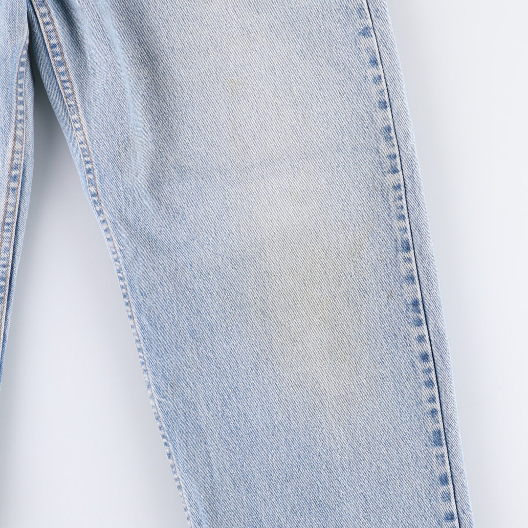 90'S Levi's 550 Relaxed Fit Tapered Denim Pants Made in USA Men's W33 Vintage cotton Blue type light blue Vintage Second Hand