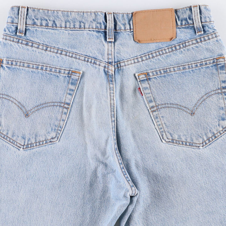 90'S Levi's 550 Relaxed Fit Tapered Denim Pants Made in USA Men's W33 Vintage cotton Blue type light blue Vintage Second Hand