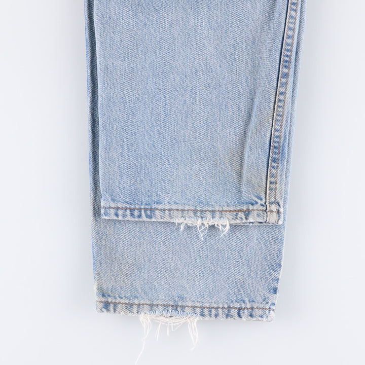 90'S Levi's 550 Relaxed Fit Tapered Denim Pants Made in USA Men's W33 Vintage cotton Blue type light blue Vintage Second Hand