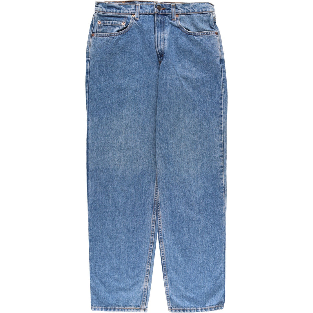 90'S Levi's 550-4891 Relaxed Fit Tapered Denim Pants, Made in USA, Men's Size 32, Vintage cotton blue type Vintage Second Hand