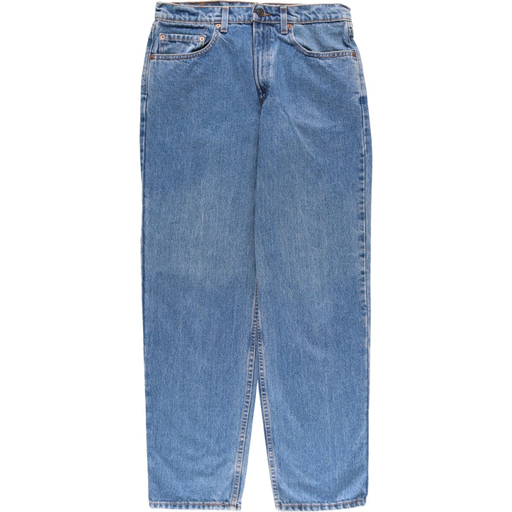 90'S Levi's 550-4891 Relaxed Fit Tapered Denim Pants, Made in USA, Men's Size 32, Vintage cotton blue type Vintage Second Hand